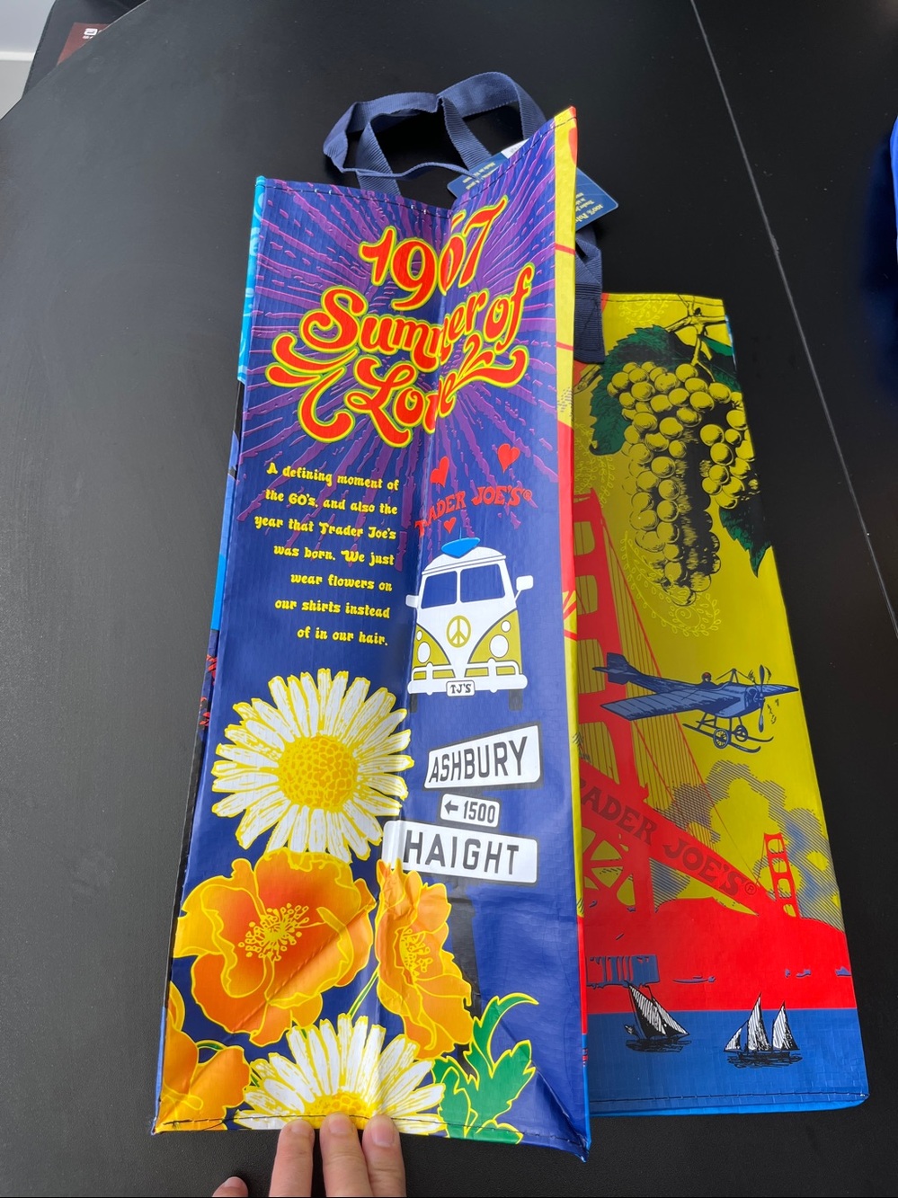 Trader Joe's Reusable Grocery California Bag, NWT - Picture 4 of 7